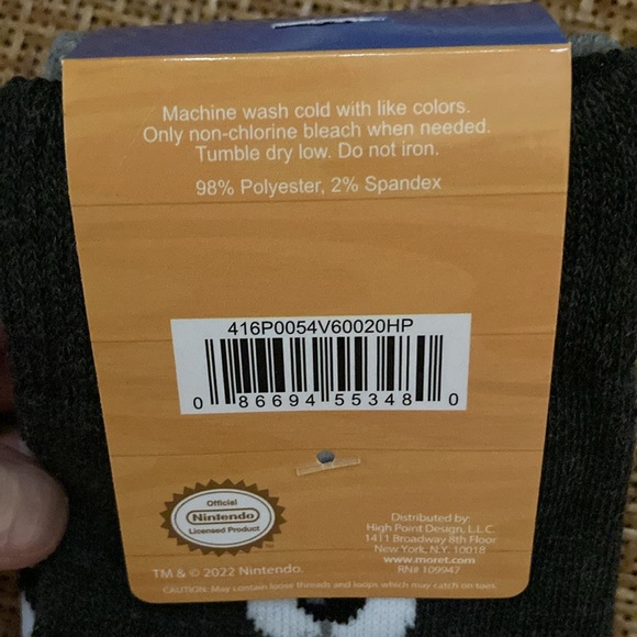 Animal Crossing: New Horizons Crew Socks & Fuzzy Crew Toe Socks Bundle - Picture 5 of 13